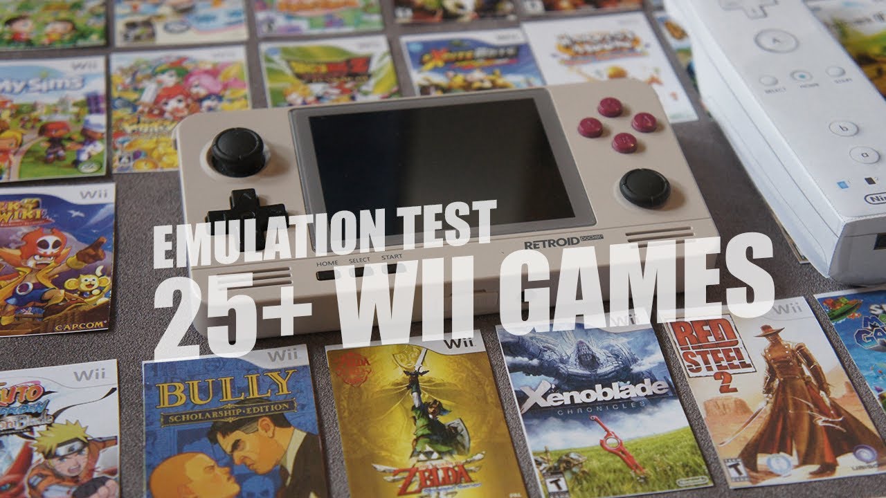Retroid Pocket 2+, 25+ Nintendo Wii Games Emulation