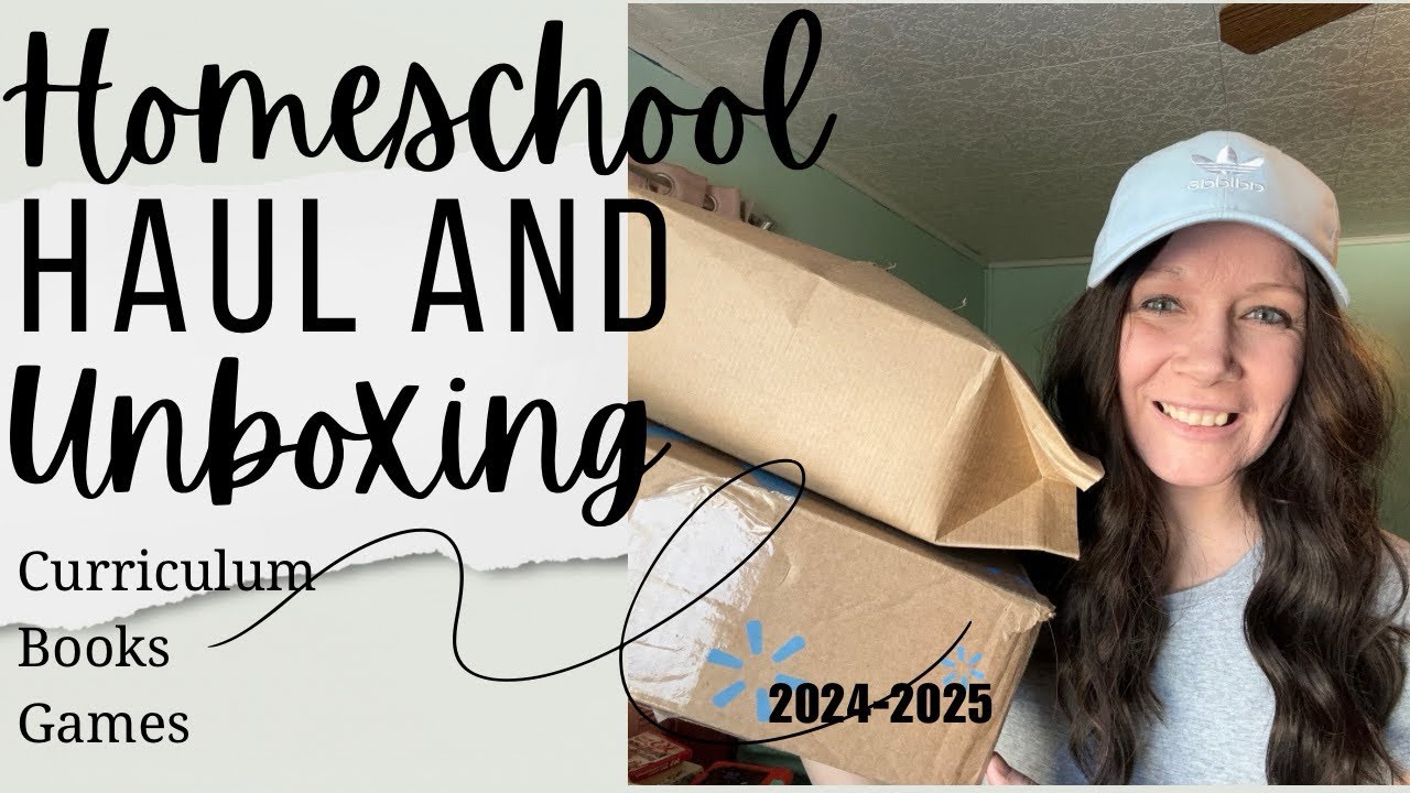 HOMESCHOOL HAUL // CURRICULUM UNBOXING