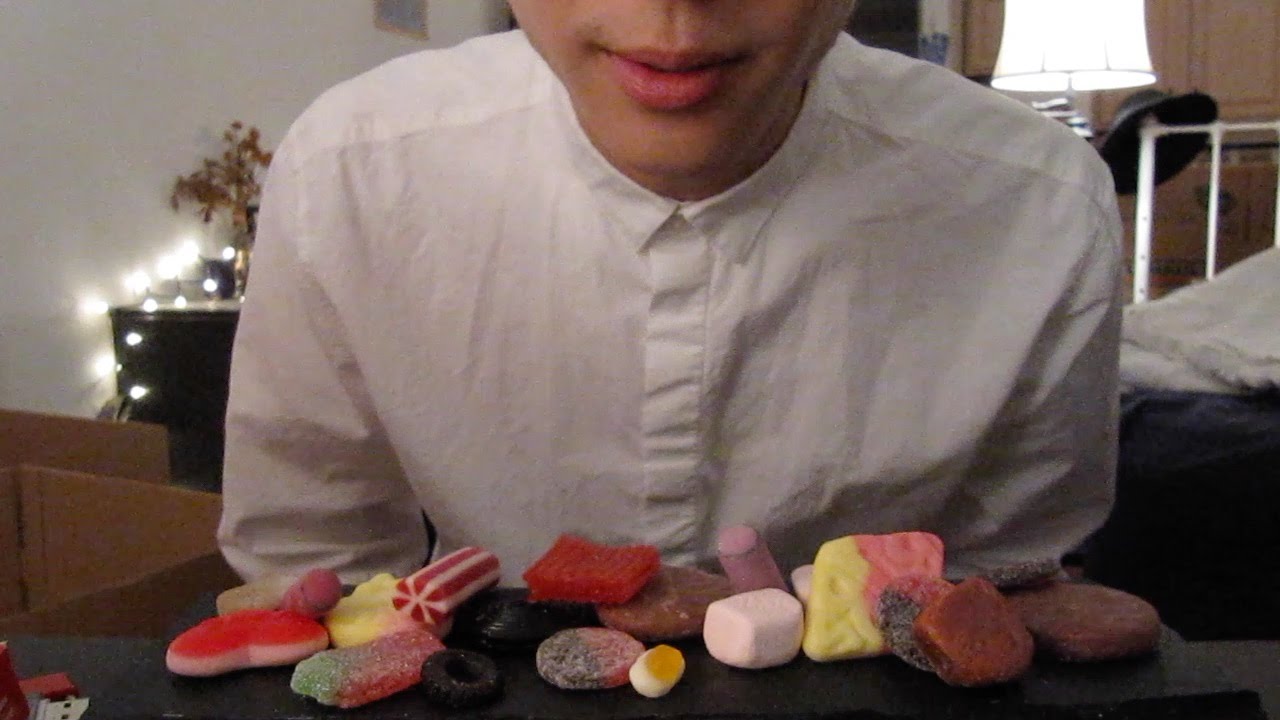 ASMR Eating Sounds: Swedish Candy Taste Test (Marshmallow, Jelly, Salty Licorice/Salmiakki)