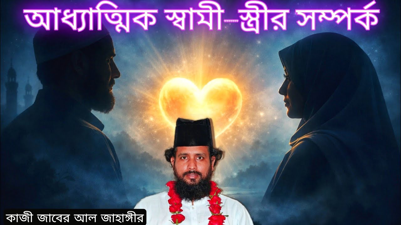 আধ্যাত্মিক জগতে স্বামী–স্ত্রীর সম্পর্ক কেমন হওয়া উচিত? | হৃদয় ছুঁয়ে যাওয়া কথাকাজী জাবের আল 
