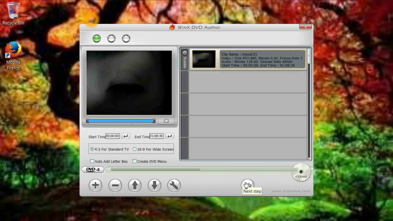 How to make a dvd with WinX dvd author.