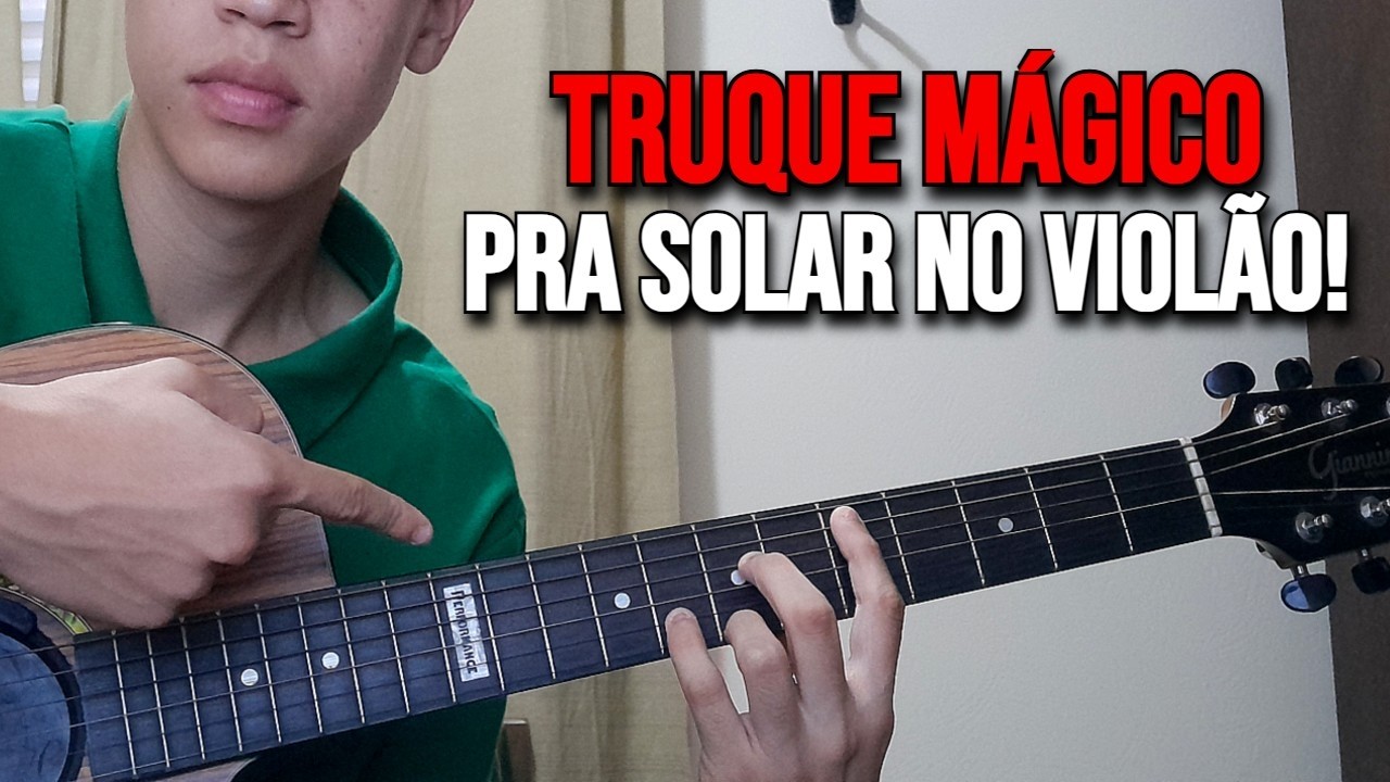 O truque pra solar no violão faz qualquer iniciante aprender 5 vezes mais rápido!