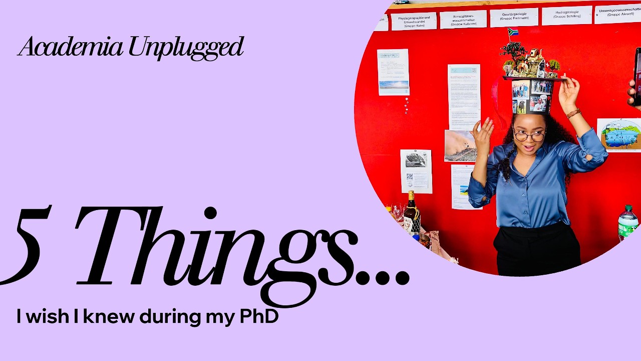 Host with the most! | 5 things that I know now, that I wish i knew during my PhD! #roadto500subs