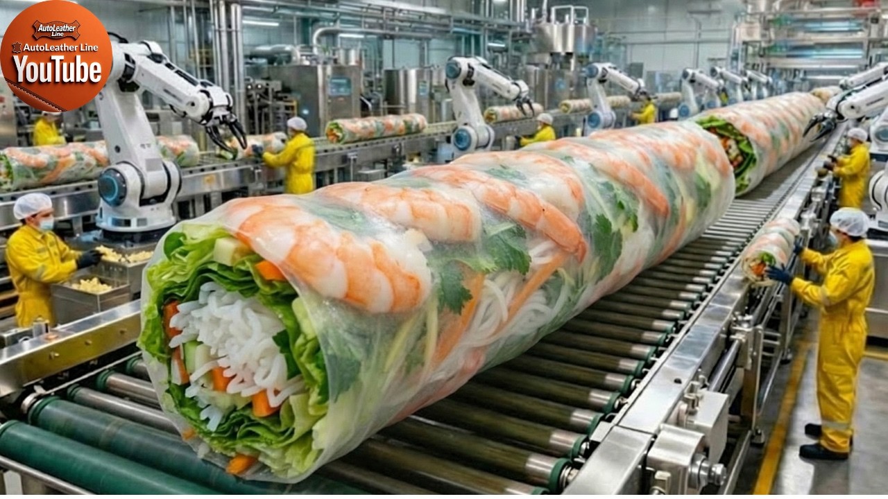 LIVE: Inside the Food Factory: Vietnamese Pho Rolls Made at Scale
