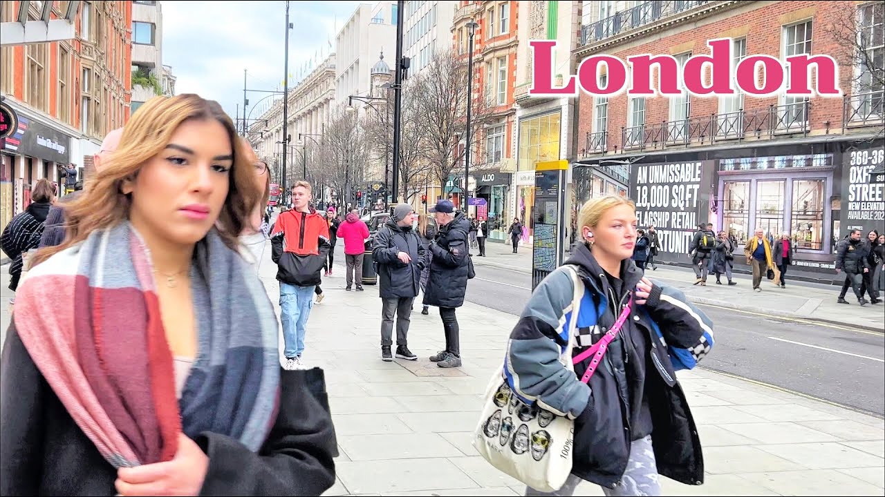 A Walk Around London's Famous Luxury Shopping Streets, Bond Street, Oxford Street, Inside Selfridges