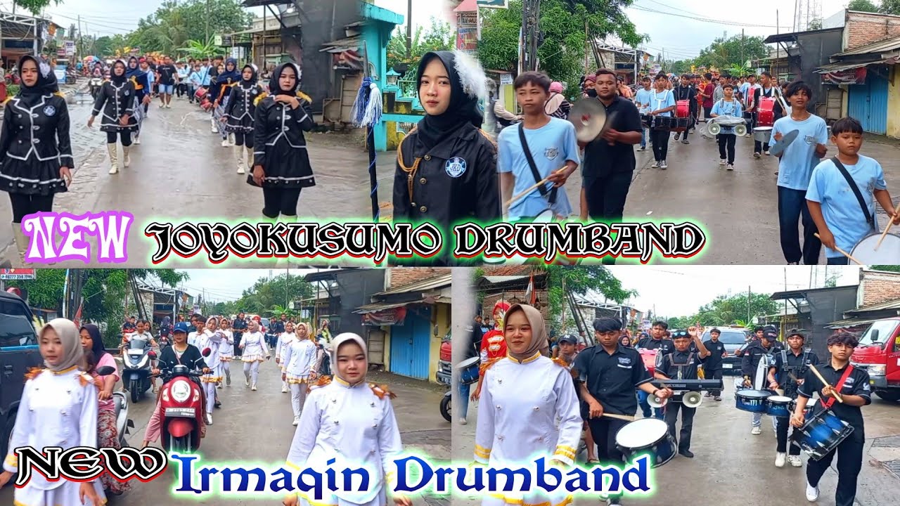 JKD drumband & Irmaqin drumband, kirab di Kangkung, Super Meriah 2026