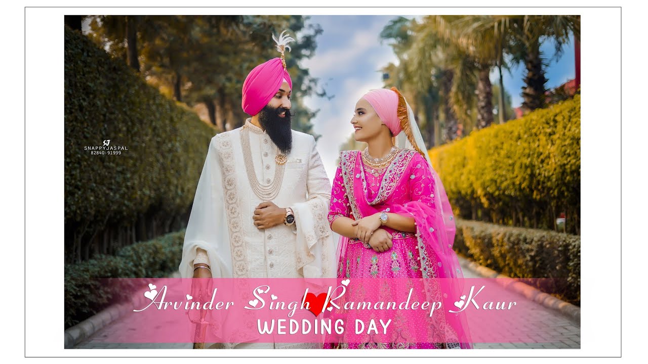 Arvinder Singh weds Ramandeep Kaur II Best Sikh Wedding Highlights 2022 II Snappyjaspal