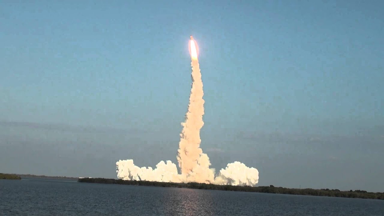 STS133 launch clip