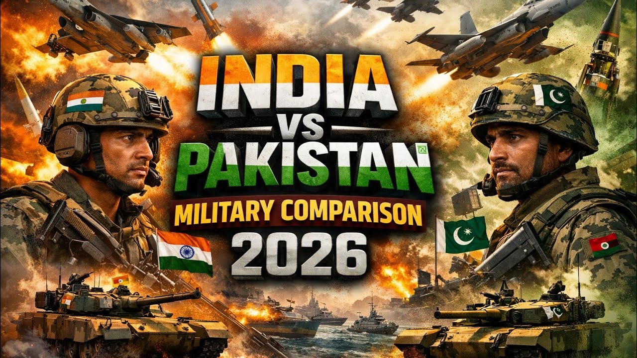 🇮🇳 भारत vs 🇵🇰 पाकिस्तान सैन्य शक्ति 2026 | पूर्ण आर्मी तुलना & ताकत विश्लेषण