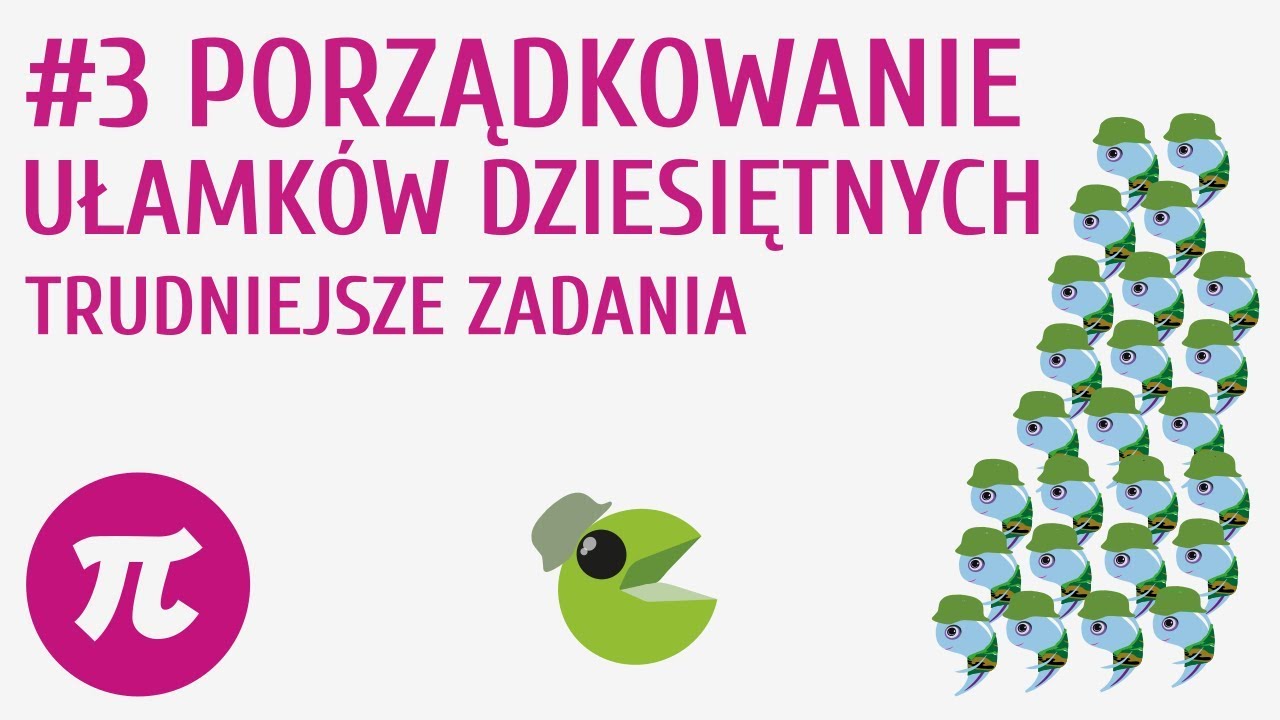 Porządkowanie ułamków dziesiętnych - trudniejsze zadania #3 [ Porównywanie liczb dziesiętnych ]
