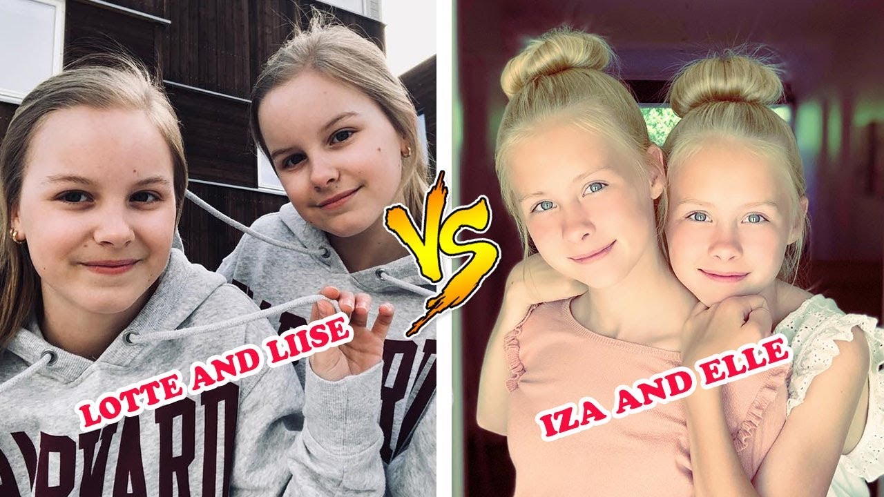 Battle Musers - Lotte and liise Vs Iza and Elle ( Twin Sisters Battle ) Musically Compilation