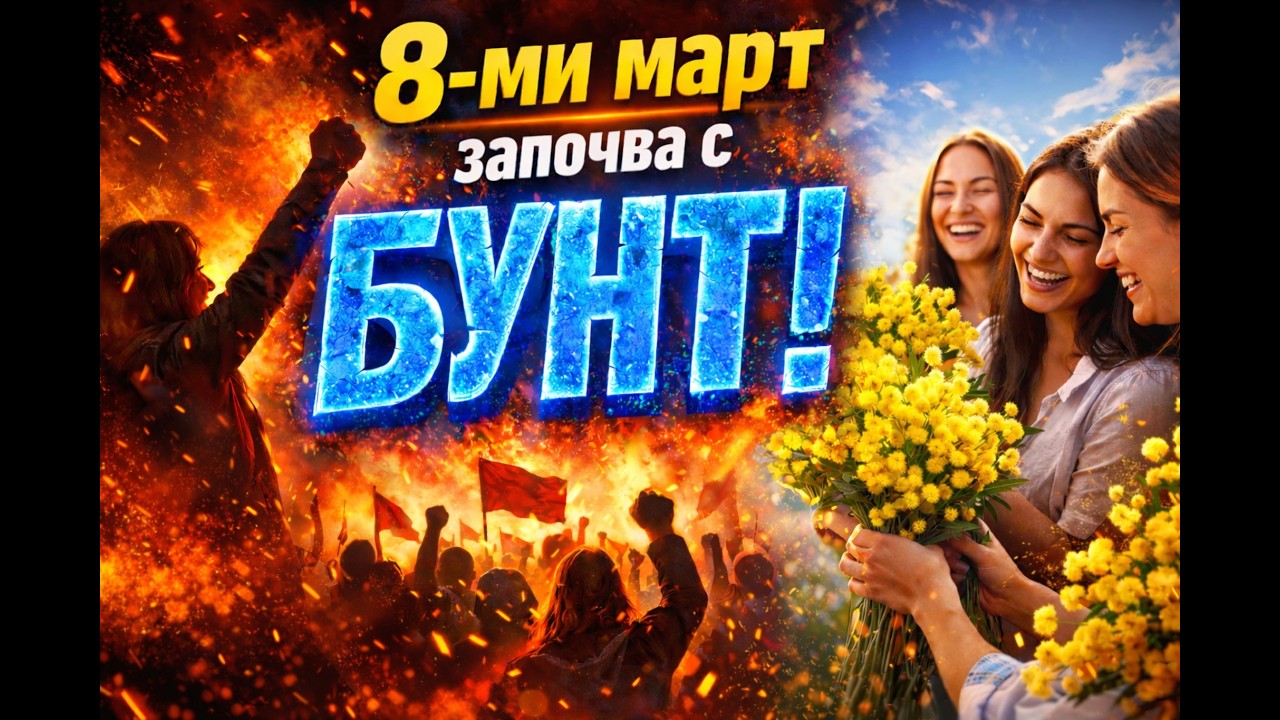 8-МИ МАРТ започва с БУНТ! Истината, която малко хора знаят.