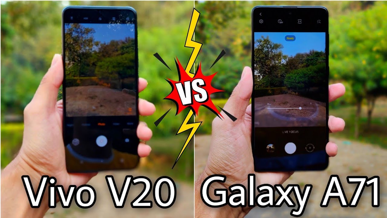Vivo V20 vs Samsung Galaxy A71 Camera Test | Camera Comparison | Zoom, Video, Portrait & More Test 🔥
