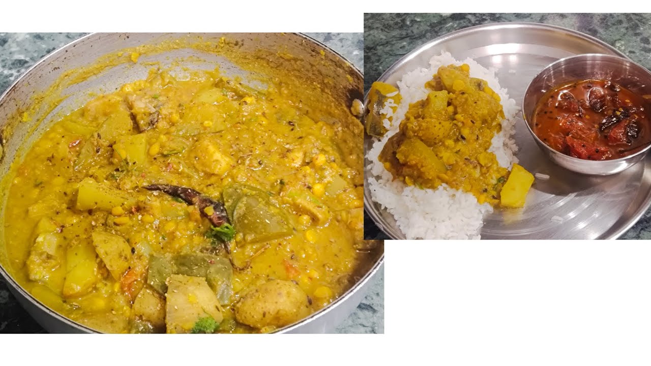 Odisha dalma |कुछ सब्जियां और सिर्फ दाल से बहुत अच्छी रेसिपी बन सकती है |