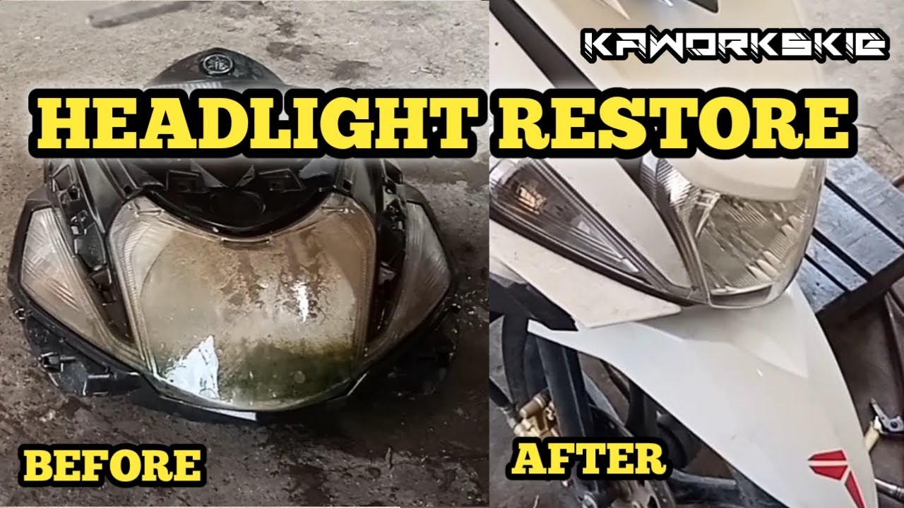 HEADLIGHT RESTORE YAMAHA MIO I 125