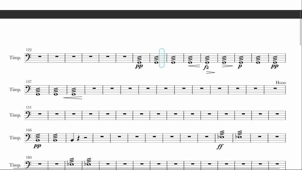 Dvorak - Symphony No 9 - IV Allegro -  Timpani (from the New World 신세계 교향곡 4악장 팀파니)