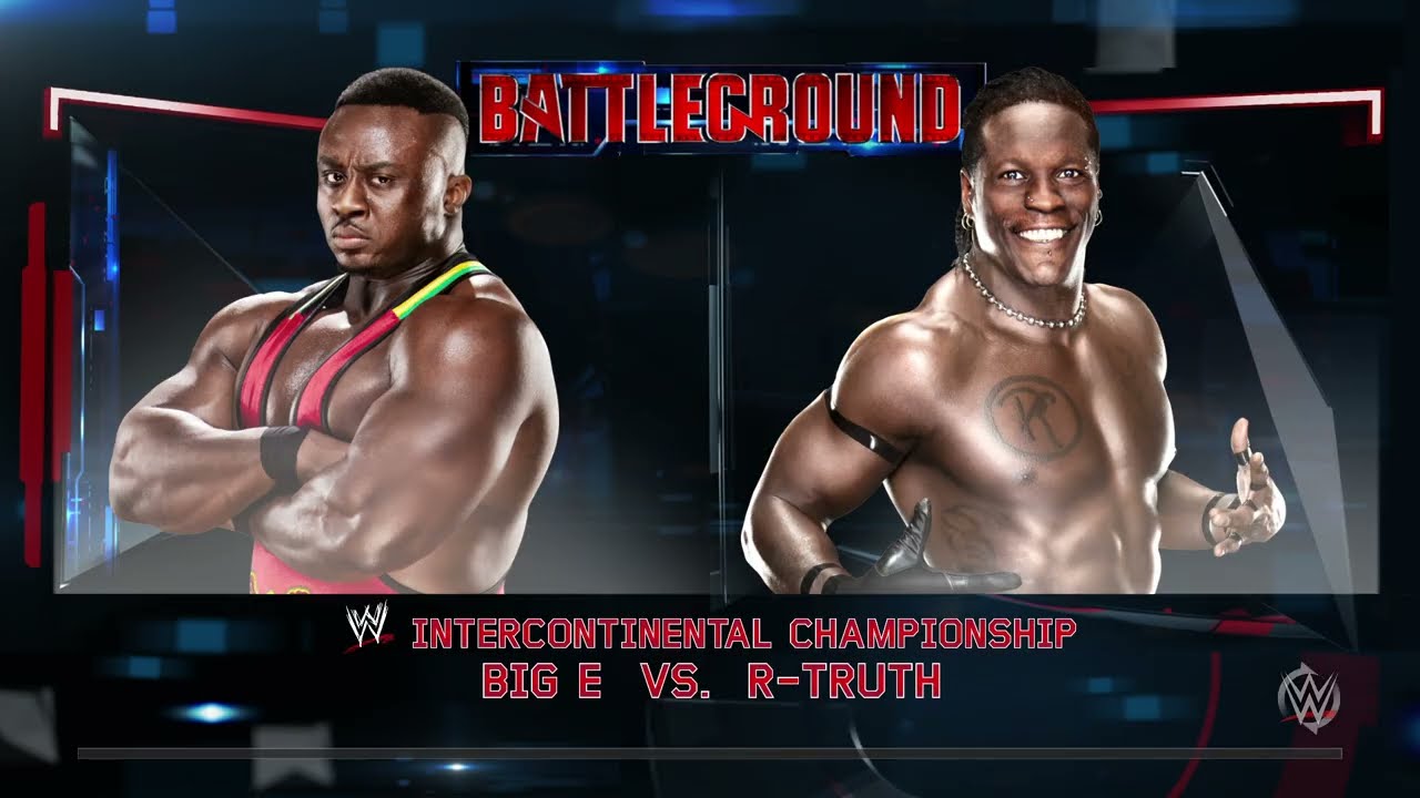 Big E vs R-Thruth Intercontinental Championship Match Battleground 2013 | Fantasy Booking