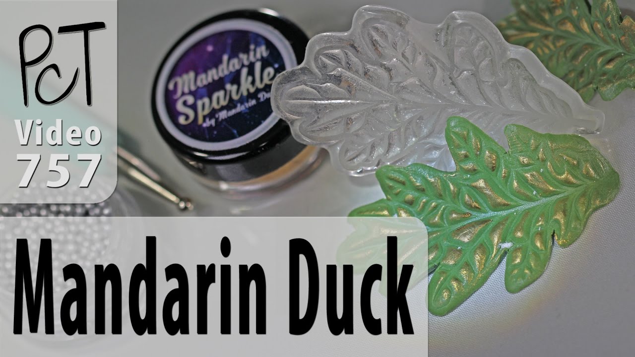 Mandarin Duck Rubber Stamps & Other Polymer Clay Tools (Review & Demo)
