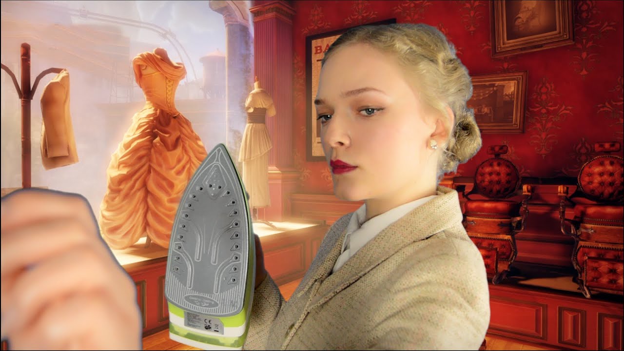 Cleaning your Suit 🕊️ BioShock ASMR Roleplay (fabric & brush sounds)