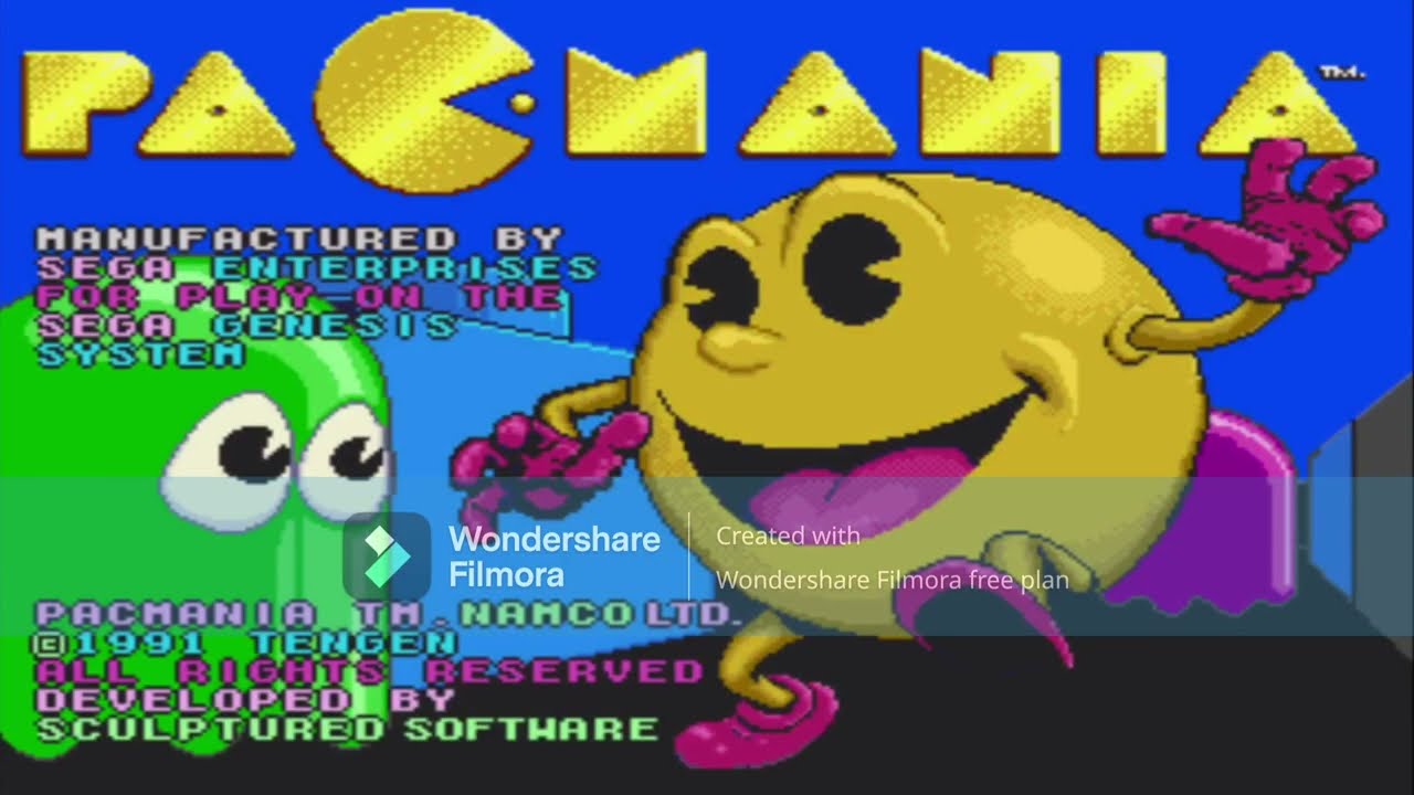 Pac-Mania (Genesis) Playthrough