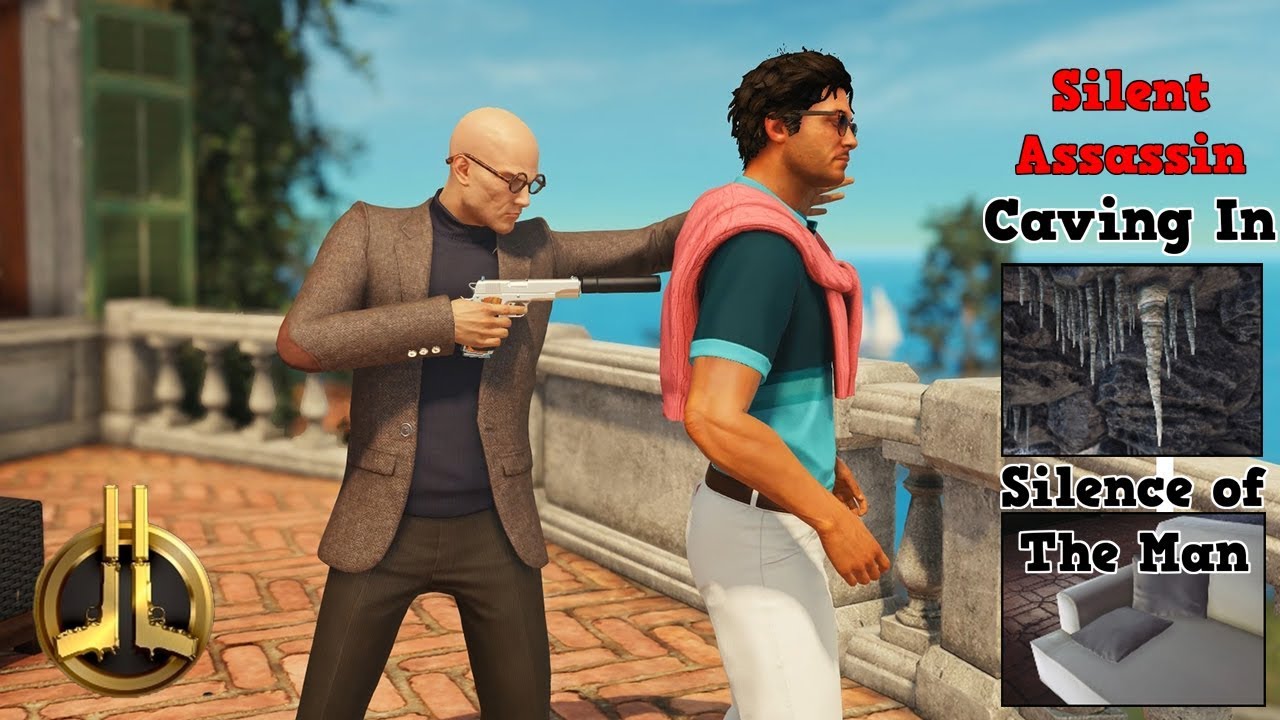 HITMAN Professional Mode Sapienza - Completed Challenges Caving In, Silence of the Man, SA