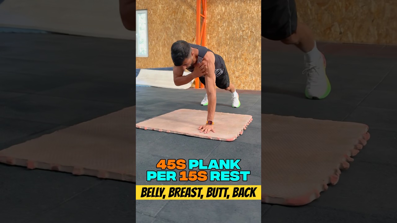Quick 5-Minute PLANK Workout - Belly, Breast, Butt, Back and Core