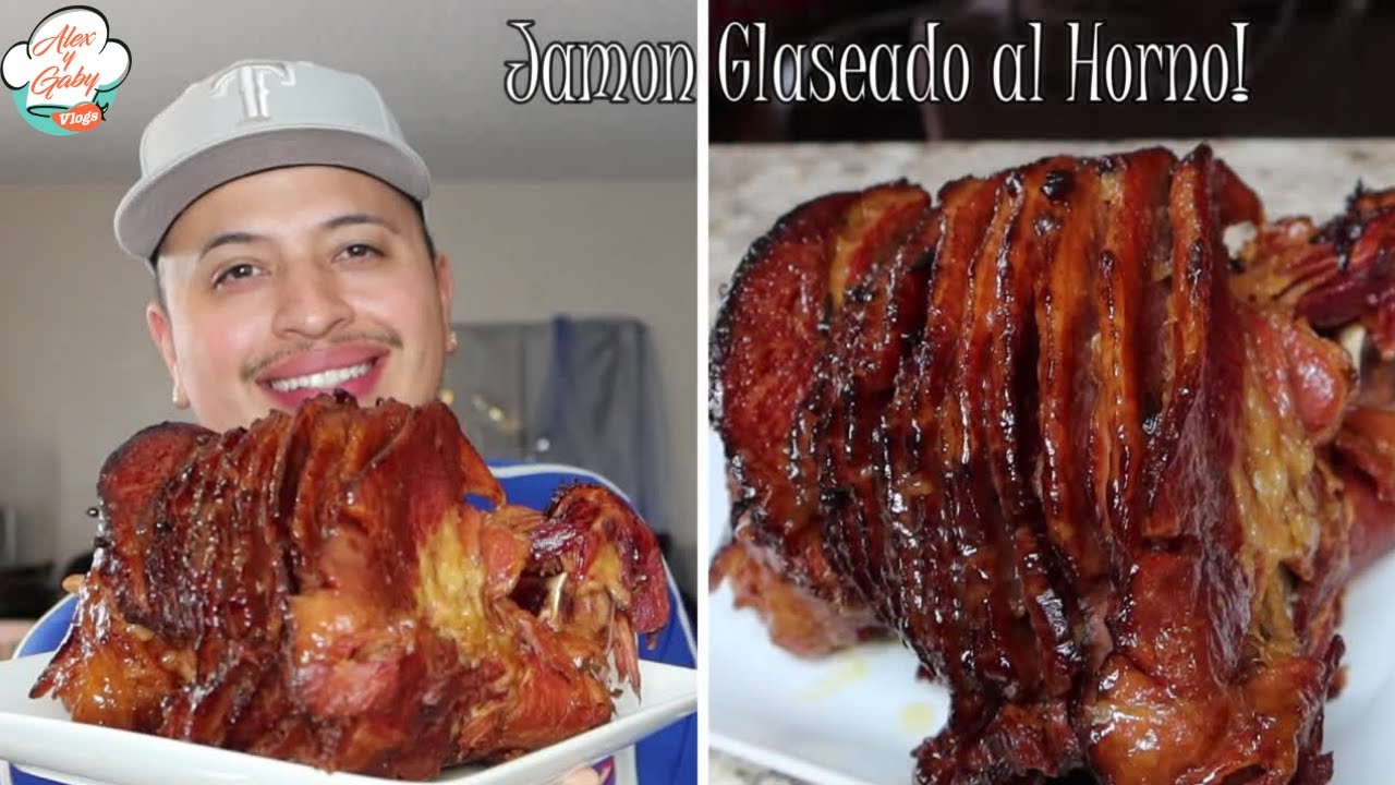 JAMON GLASEADO AL HORNO| RECETA