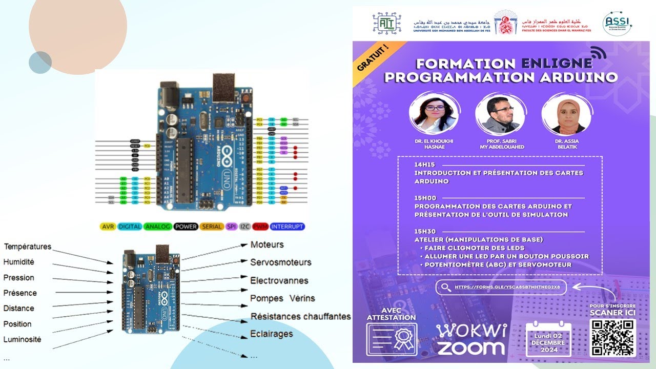 Programmation Arduino : présentation des cartes avec des ateliers en-ligne