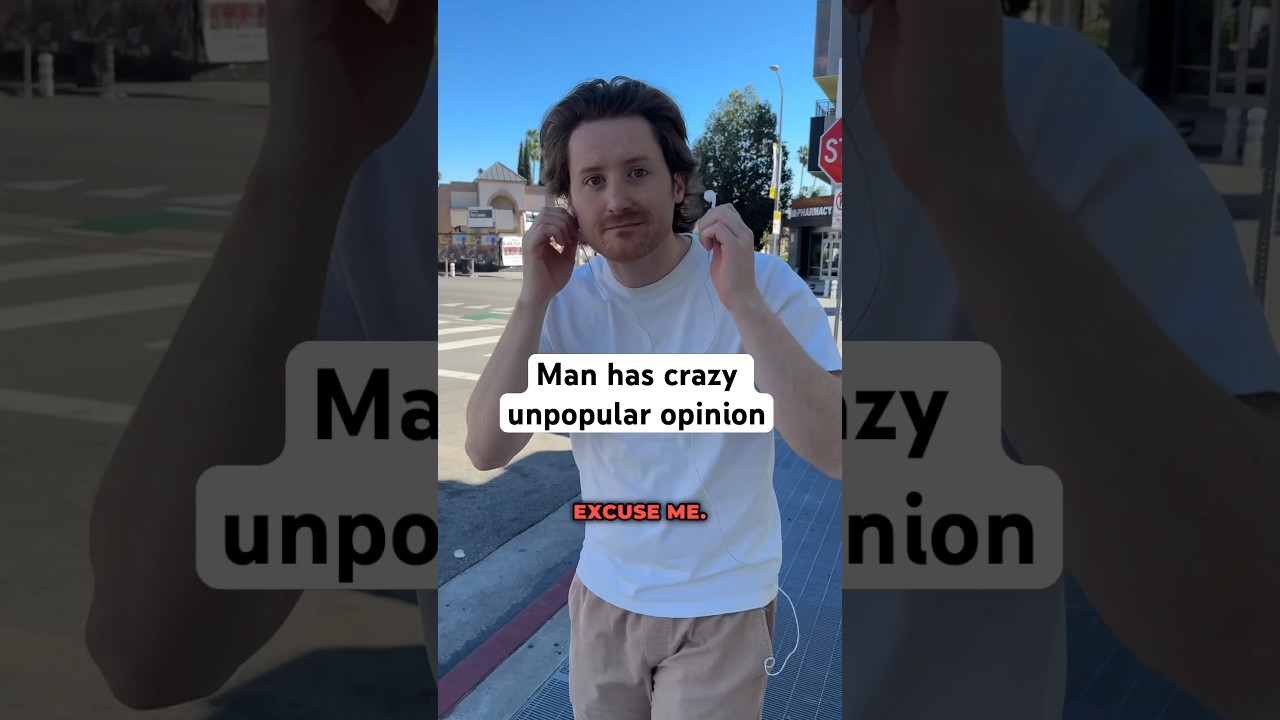 Man gives craziest unpopular opinion #women #unpopularopinion #manonthestreet #grwm @lexie.shoaibi