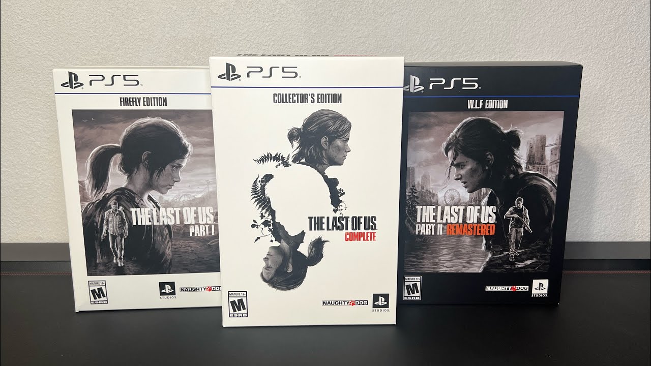 The Last of Us Complete Edition Unboxing + Firefly Edition & WLF Edition 