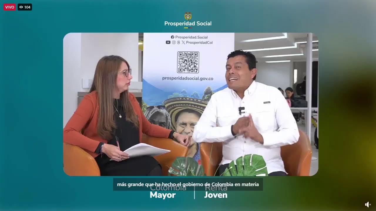 🔴 En Vivo | #ConDignidadCumplimos y resolvemos tus dudas de #ColombiaMayor y #RentaJoven. Conéctate
