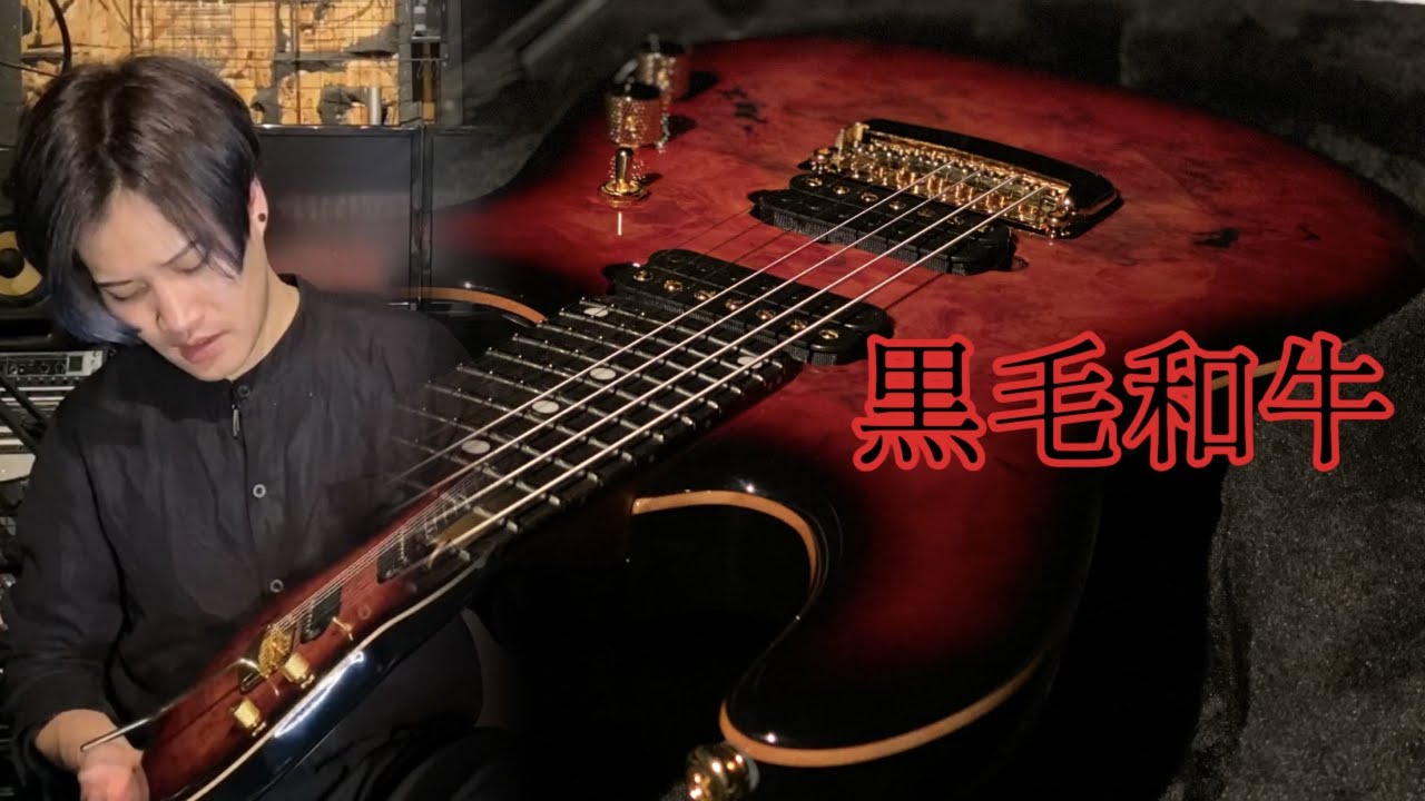 【Unboxing】初めての7弦ギター開封＆紹介【MUSICMAN Jason Richardson Cutlass 7-String Rorschach Red】