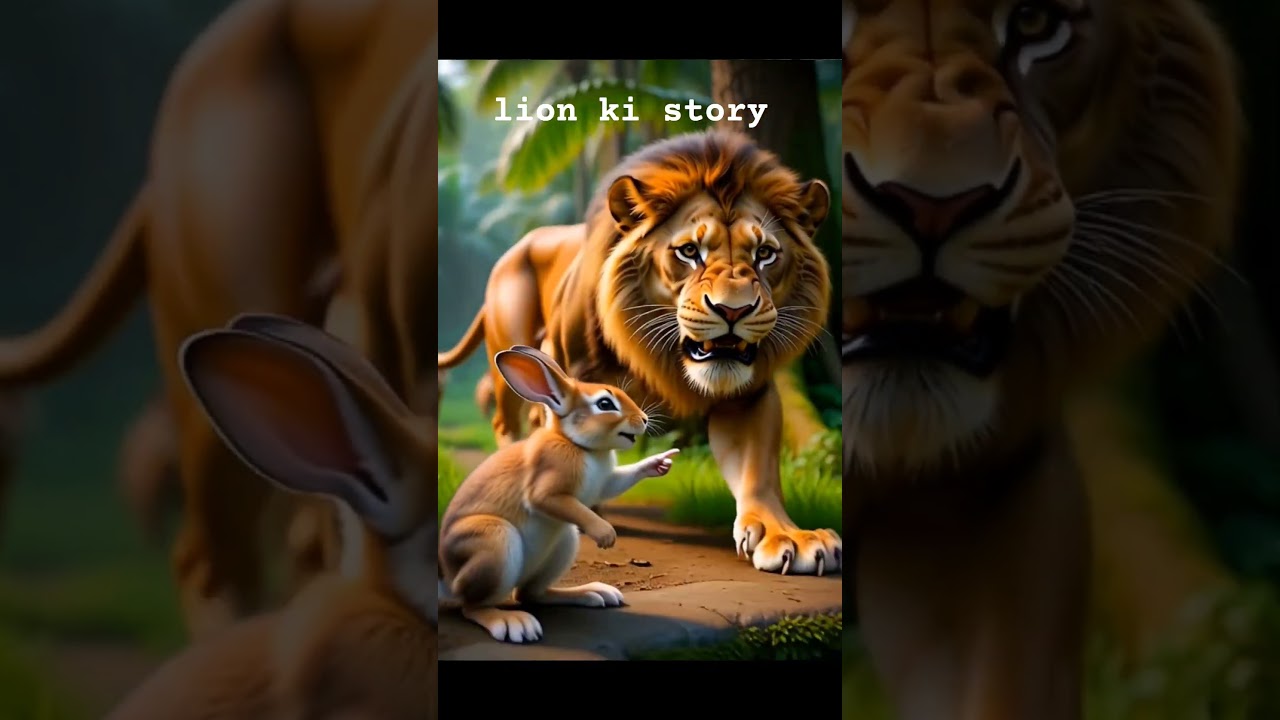 lion ki story kids kr liye @kids 