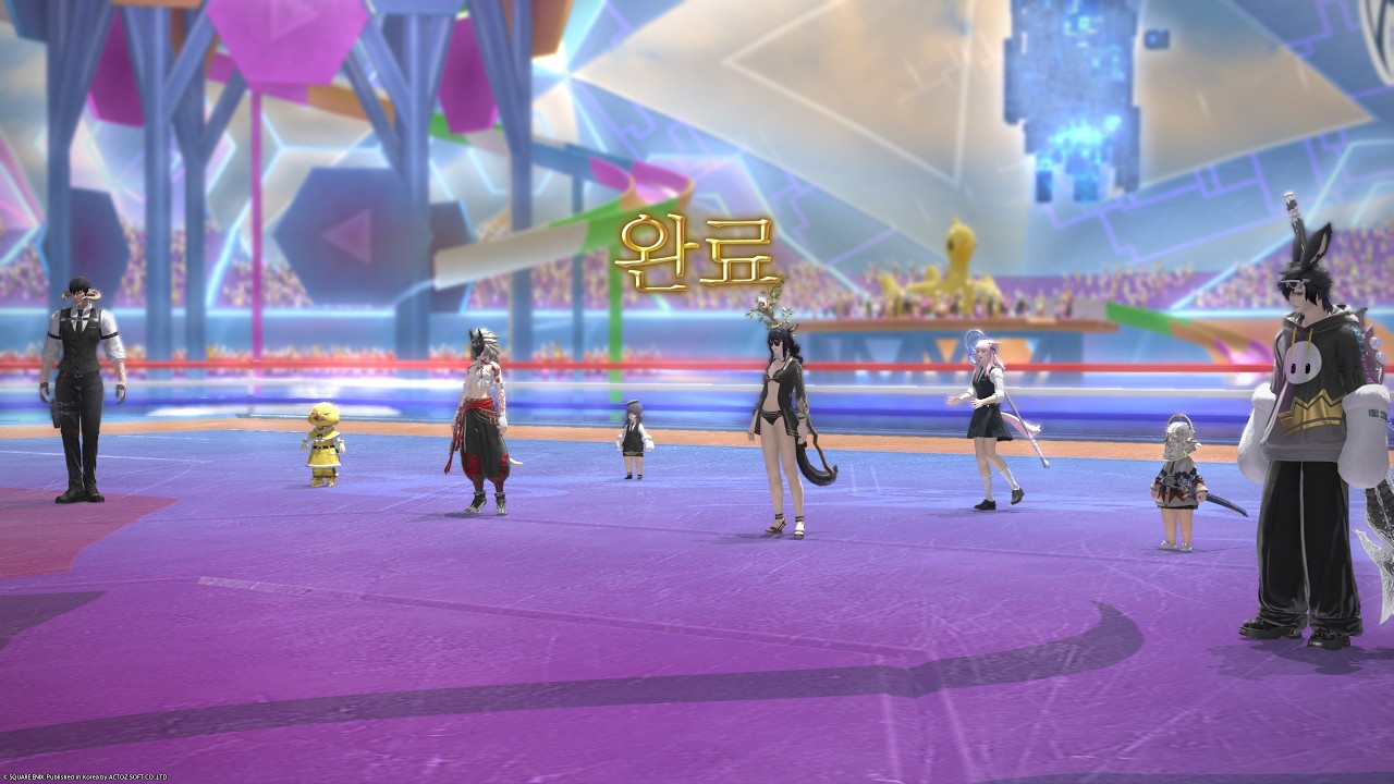 [FF14] v7.4 아르카디아 선수권: 헤비급(영웅) 2층 / H1 백마도사 시점 (나암백학사용음흑)