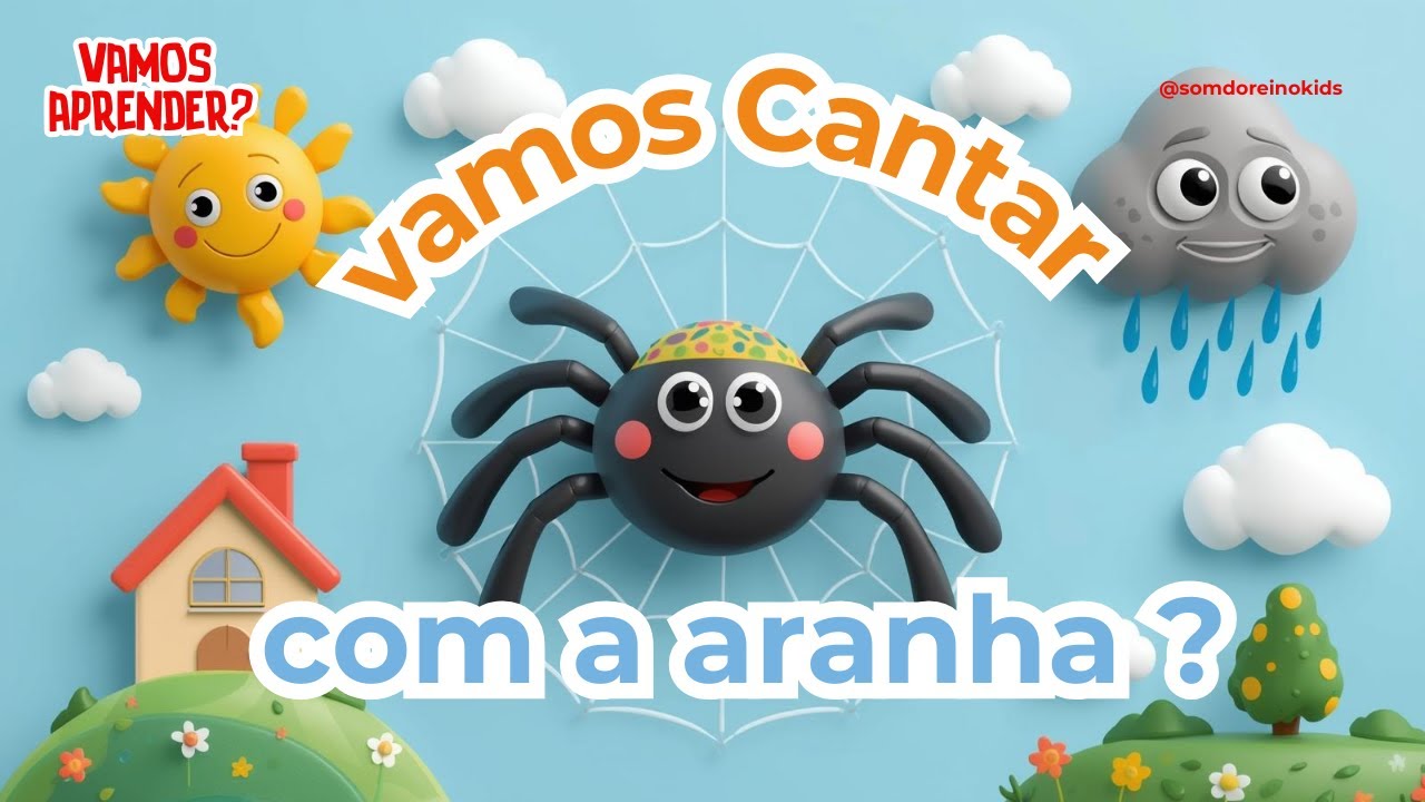 🎵🐞 A Dona Aranha Subiu Pela Parede! | Desenho Animado Divertido em 3D para Crianças 🌧️☀️✨