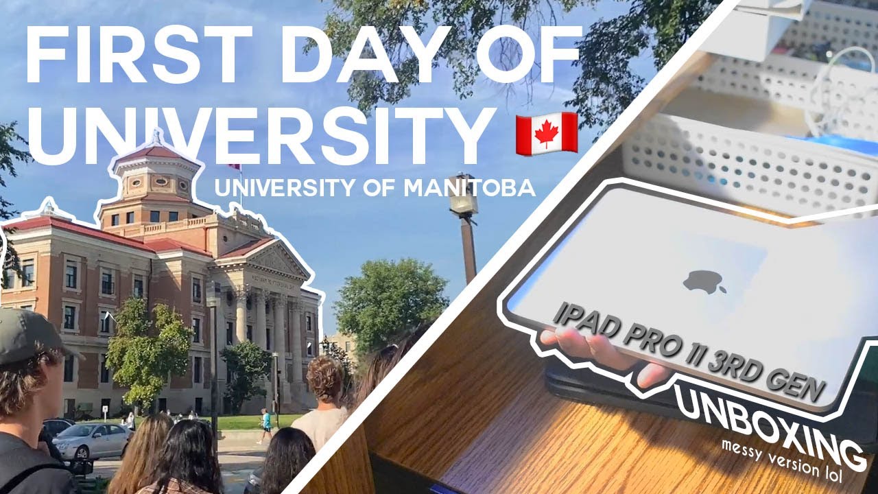(Eng Sub) First Day at the University of Manitoba + iPad Pro 11 M1 3rd Generation Unboxing |Filipino