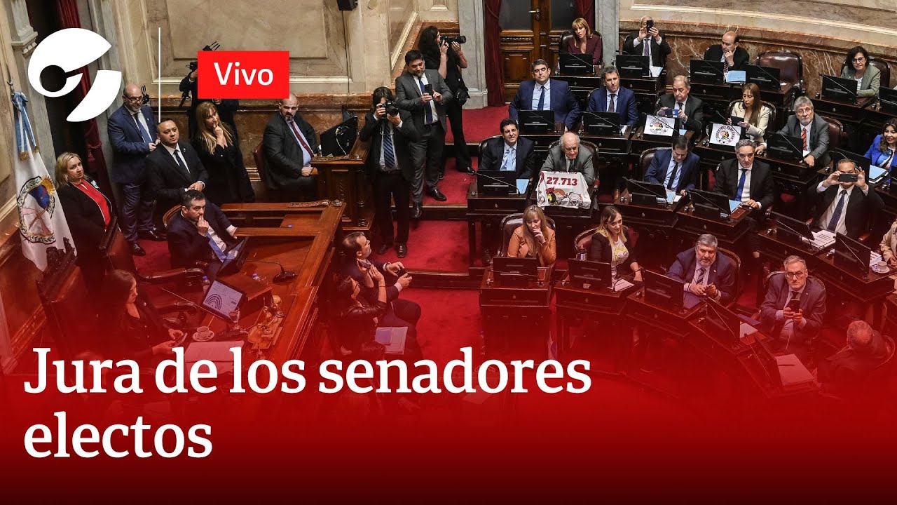 EN VIVO: SENADORES ELECTOS JURAN HOY EN EL CONGRESO