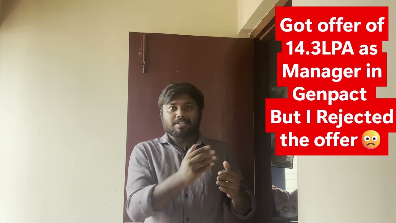 Genpact Review & Interview Experience | Why I Rejected a Manager Offer || B.Com Graduate