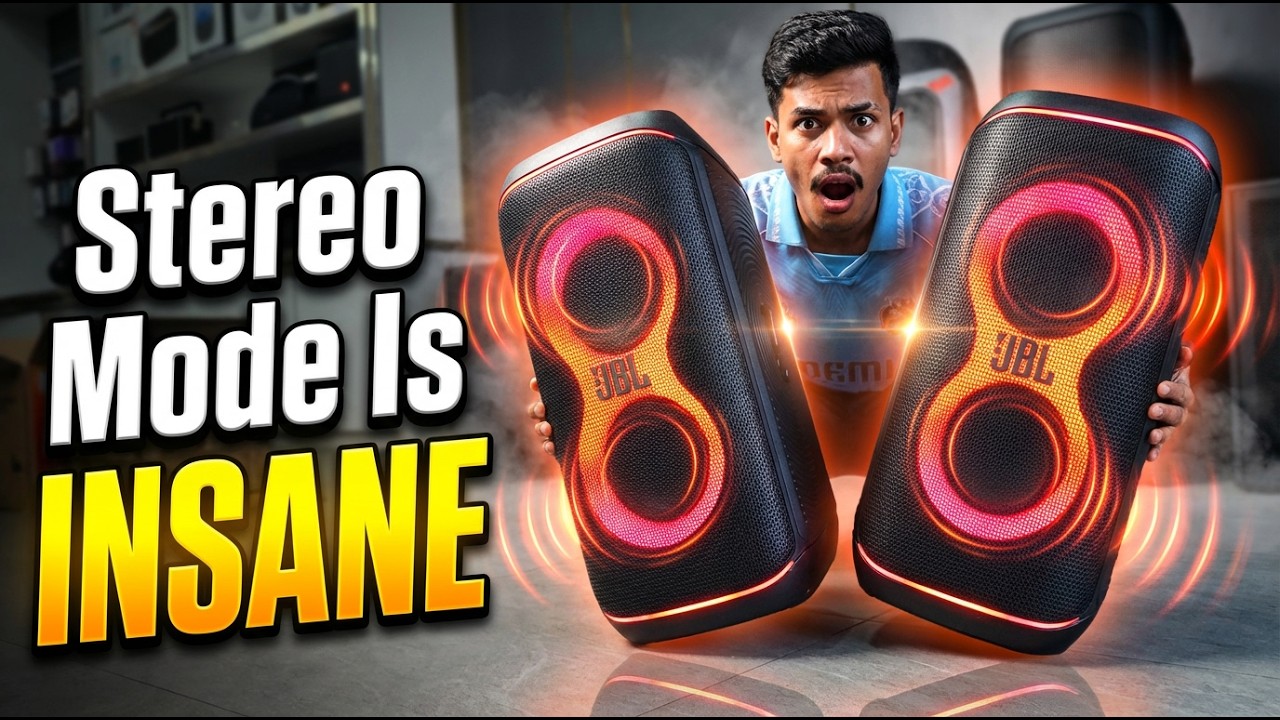 Stereo Mode Is INSANE! JBL PartyBox Club 120 (BASS TEST)