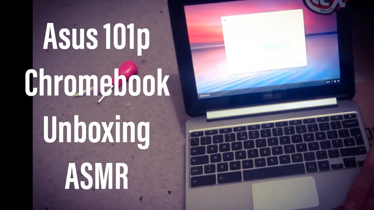 Asus Crhromebook C101 laptop unboxing | ASMR