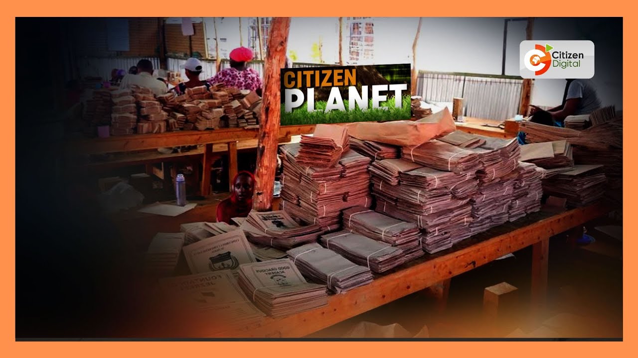 CITIZEN PLANET | How Mombasa youth are turning waste papers into waste bins