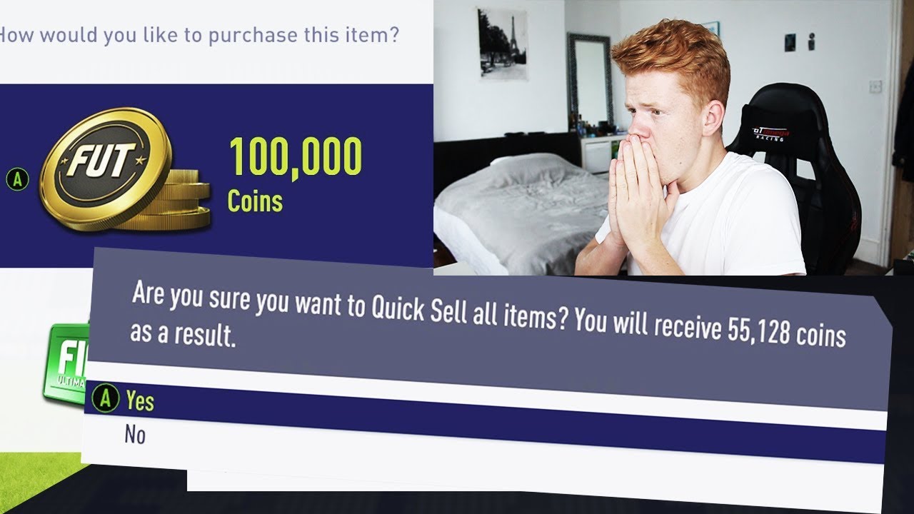 100,000 COIN DISCARD PACKS!!! - FIFA 18 ULTIMATE TEAM