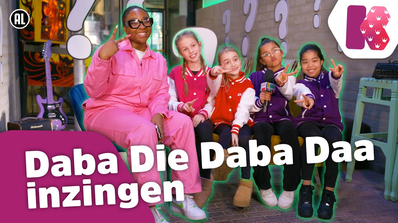 Leer de 12 NIEUWE kinderen kennen bij het INZINGEN van DABA DIE DABA DAA 🙌 (Inclusief BLOOPERS 😂)