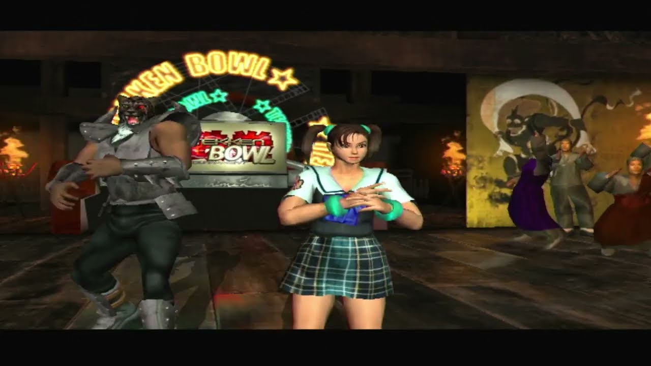Tekken tag tournament HD (PS3) xiaoyu (5P outfit) & armor king (1P outfit) (tekken bowl)