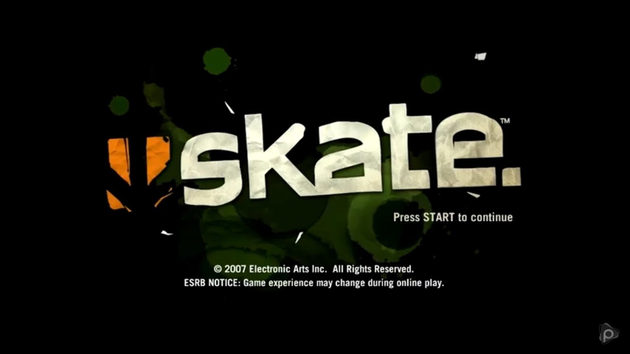 Skate Title Screen - Bevans