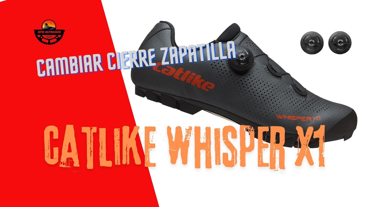 COMO CAMBIAR CIERRE ZAPATILLA MTB | CATLIKE WHISPER X1