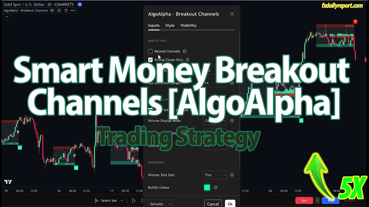 Smart Money Breakout Channels: Follow Institutional Traders (Algoalpha Tool)
