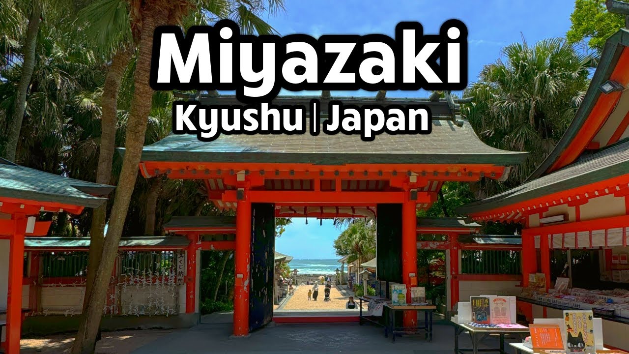 Fun and Surprising Miyazaki Beach Town Visit | Japan Kyushu Travel Vlog