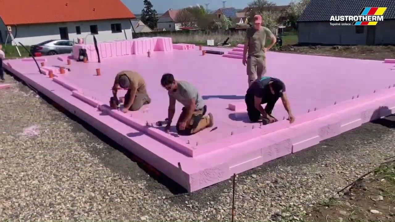 Austrotherm XPS® tepelněizolační systém základové desky