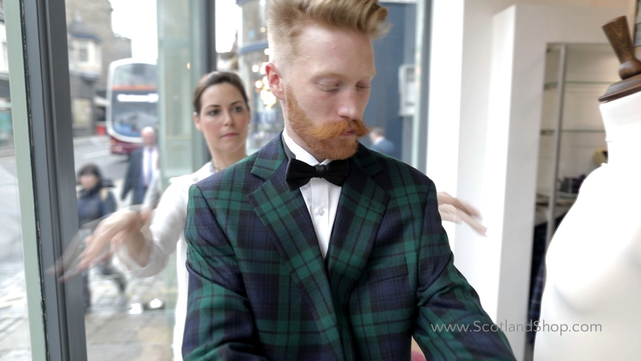 Tailored tartan suits from ScotlandShop
